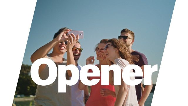 Clean Fast Slideshow featuring Photo Filled Word Premiere Pro MOGRT