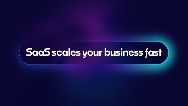 Sleek Online Service SaaS Animated Text with Large Pill Captions Premiere Pro Motion Graphics Template