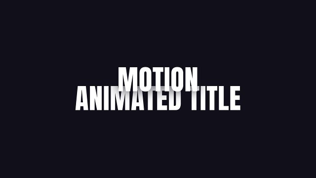 Stylish Motion Titles and Colorful Kinetic Text Premiere Pro MOGRT