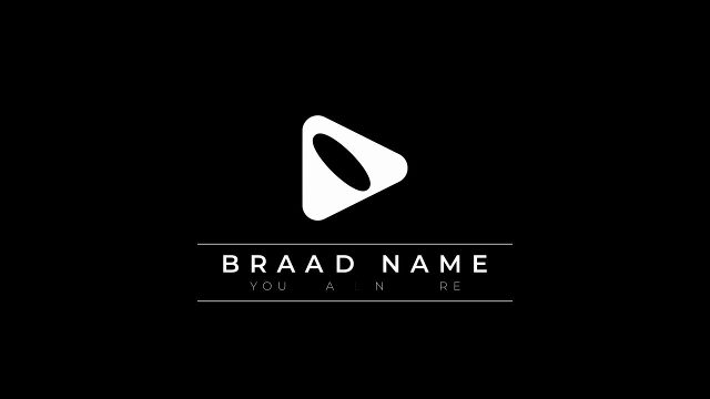 Elegant Glitch Logo Intro with Spaced Letters and Lines Premiere Pro MOGRT