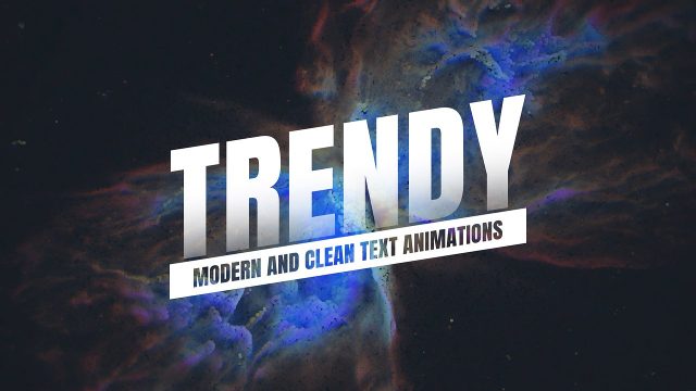 Simple and Stylish Animated Titles Premiere Pro Template