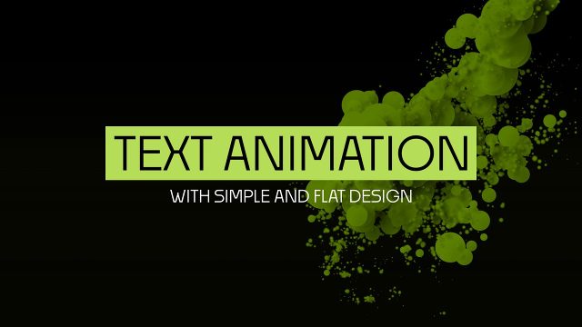 Green Label Caps Word Animated Titles Premiere Pro MOGRT Templates