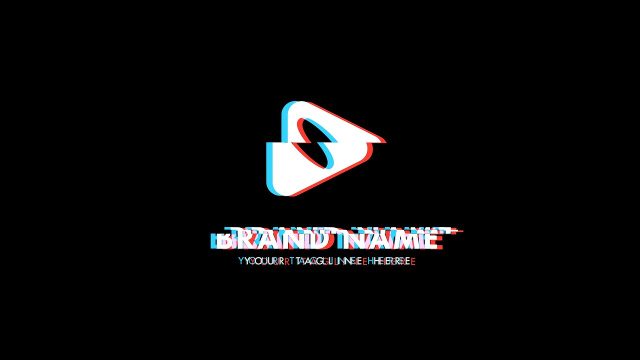 Block Flash Glitch Logo Reveal SFX Included After Effects Template