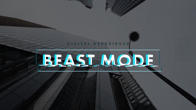 Text Reveals and Energetic Glitch Titles 4K in After Effects