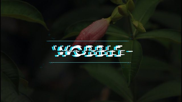 Outline Text and Simple Glitch Intro Ultra HD After Effects Template