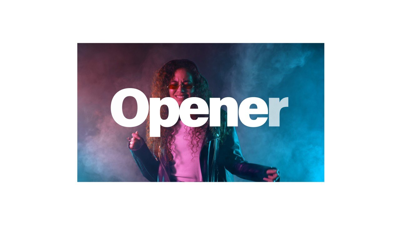 Lined Title Slideshow Opener in Boxed Frames After Effects Template