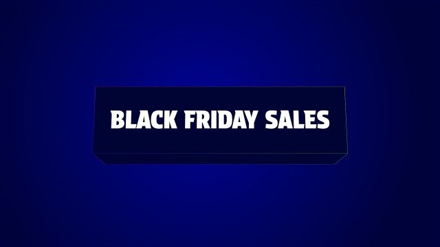 Black Friday Product Showcase featuring Glowing 3D Room Premiere Pro PRPROJ Template