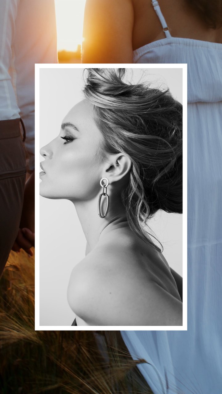 Bridal Beauty Modern Vertical Slideshow Premiere Pro MOGRT