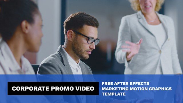 Corporate Promo Video Free After Effects Marketing Motion Graphics Template