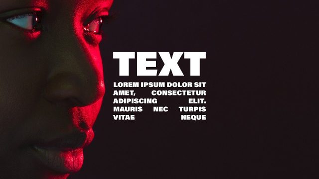 Narrow Copy Column Heavy Word Title Animations After Effects Template