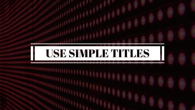 Simple Titles Free Premiere Pro Text Animation Template with Minimal Design