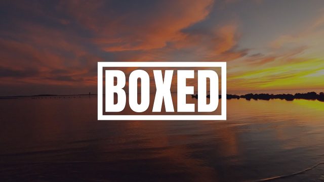 Bold Tall Condensed Boxed Word Typography for Travel Videos After Effects Template Pack