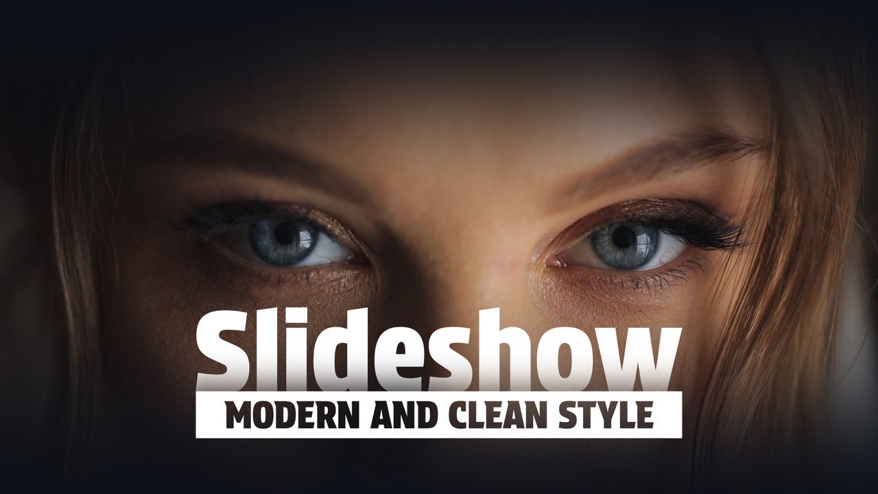 Picture Reel Slideshows featuring Textured Caps and Stripe Cuts Premiere Pro MOGRT