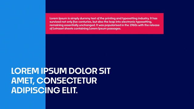 Typography Slideshow Opener