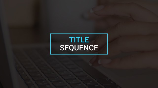Cinematic Title Sequence Free After Effects Text Animation Template