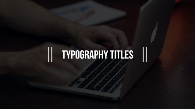 Minimal Twin Bar Bracket Title for Biography Films – Free After Effects