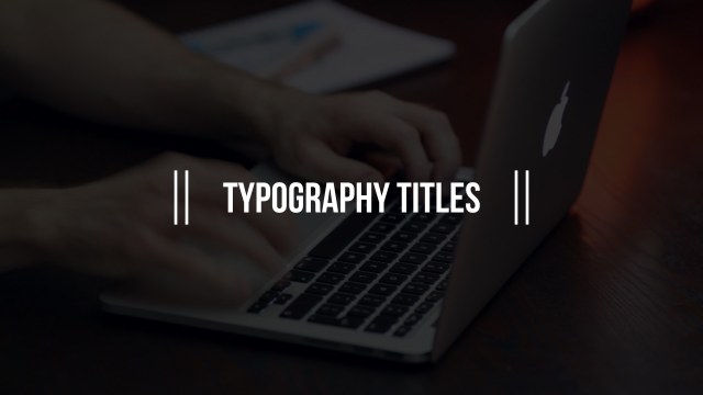 Minimal Twin Bar Bracket Title for Biography Films – Free After Effects