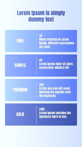Vertical Business Subscription Tiers Story Titles Premiere Pro MOGRT