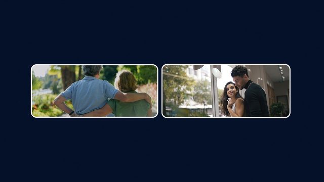 Memory Slideshow with Spread Deck Picture Cards Premiere Pro MOGRT