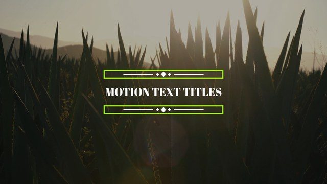 Free Minimal Motion Text Titles for Professional Video Editing