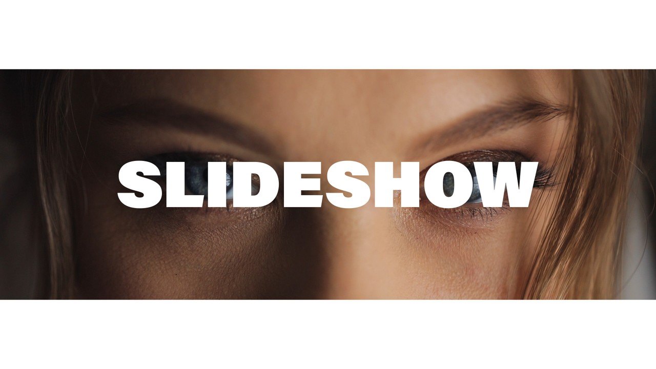 Image Inside Letters Slideshow Intro featuring Giant Caps After Effects Template