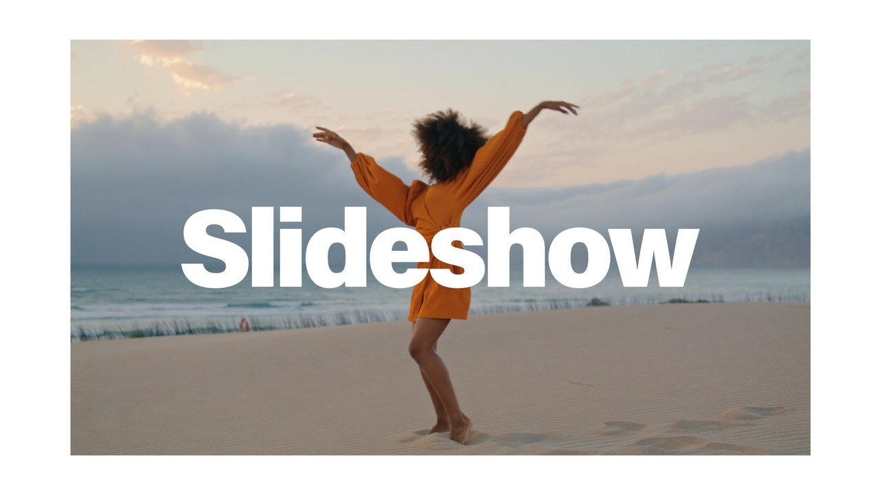 Gentle Slideshow Intros with Fading Title and Wiping Panel Premiere Pro MOGRT