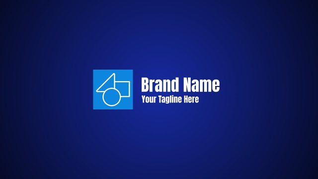 Navy Stage Red Stroke Cyan Mark After Effects Template
