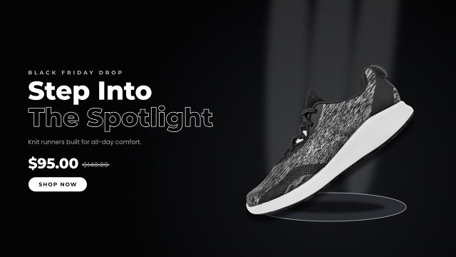 Product Promo with Spotlight Beam and Price Tag After Effects Project