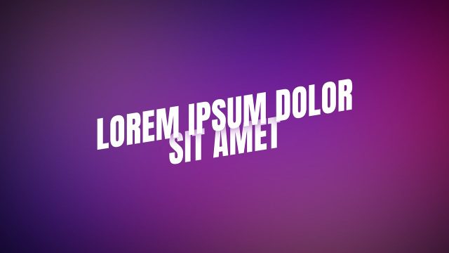 Editable Kinetic Text Animations