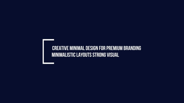 Business Left Bracket Duo Headline – Free Premiere Pro Template
