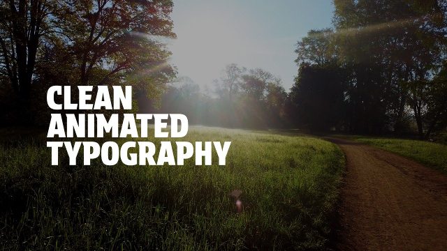 Three Line Caps Title Animation featuring Red Bar Accent After Effects Template