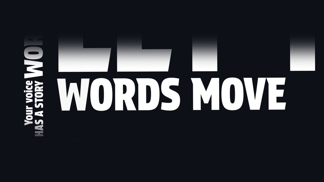 Dynamic Diagonal Word Kinetic Typography After Effects Template