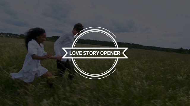 Wedding Title Animation: Love Story Ring Ribbon – Free After Effects Project
