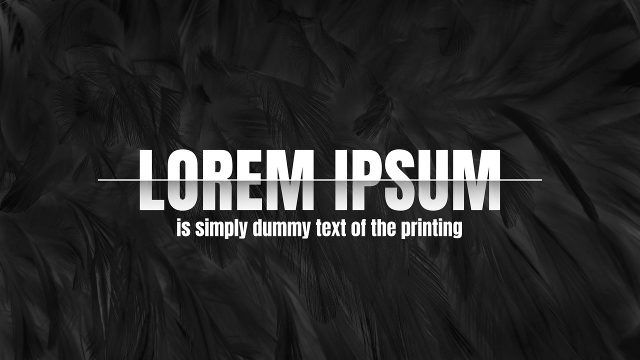 After Effects Struck Through Headline Animations featuring Small Lowercase Caption Template
