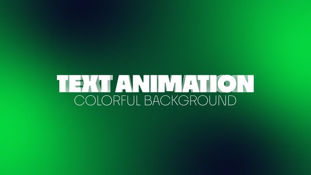 Sleek Vibrant Typography