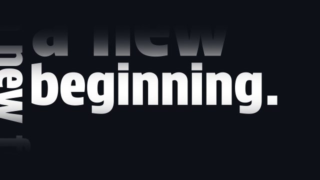Rolling Huge Gradient Words Kinetic Typography After Effects Template