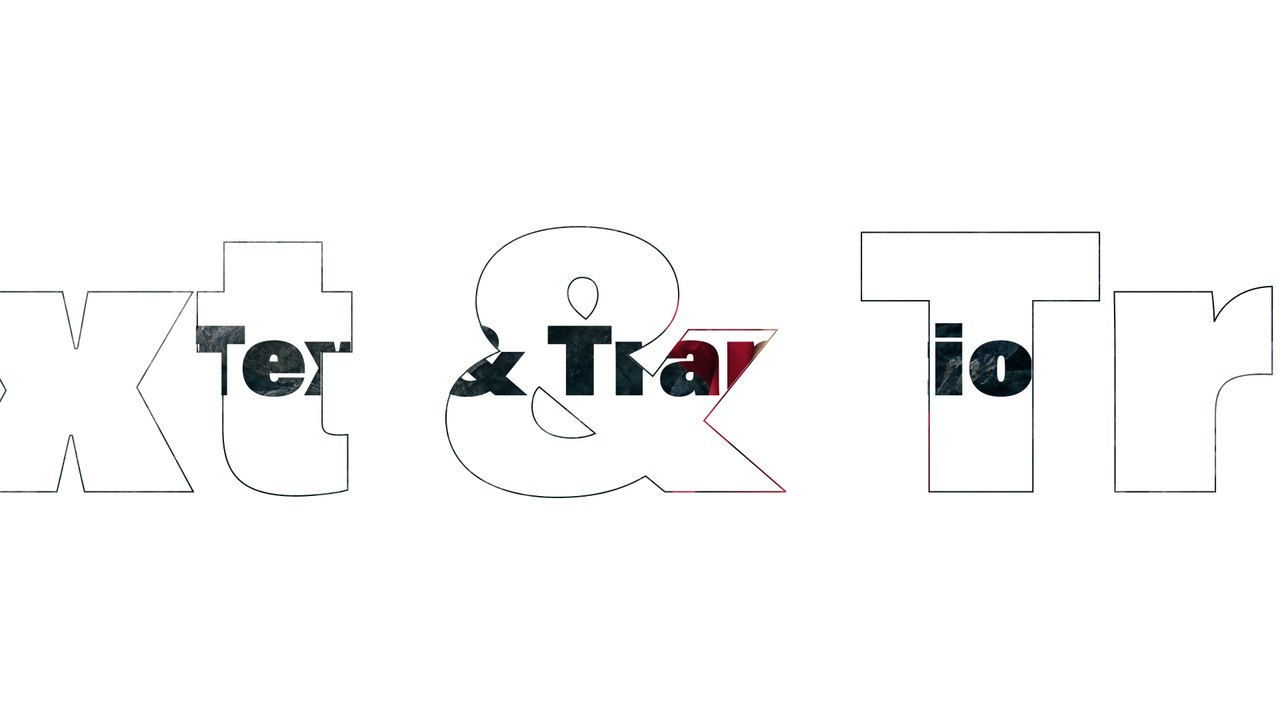 Mixed Weight Ampersand Title Transition Premiere Pro MOGRT