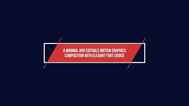 Minimal Diagonal Red Box Headline – Free Premiere Pro MOGRT for Webinars