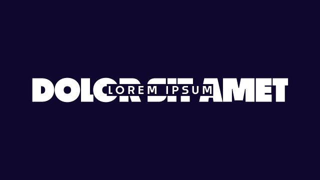 Simple Typography