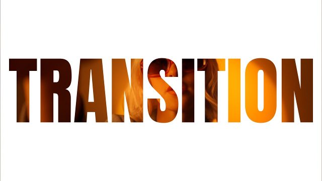 Animated Dynamic Scene Transition with Tall Condensed Cut-Out Lettering on White After Effects Template