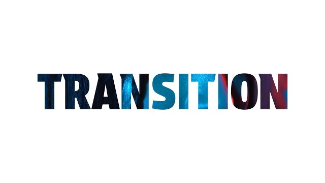 Bold Color Gradient Word Stage Transition After Effects Template