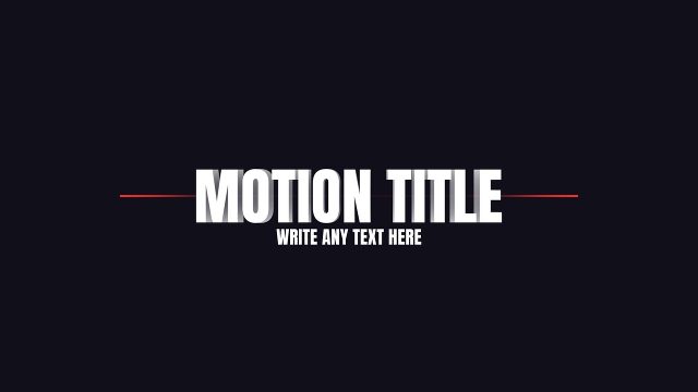 Sleek TikTok Kinetic Typography and Title Template in After Effects