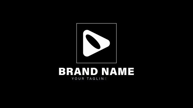 Framed Square RGB Logo Intro for Premiere Pro