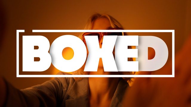 Trendy Boxed Letter Sequence Text Animations MOGRT Template