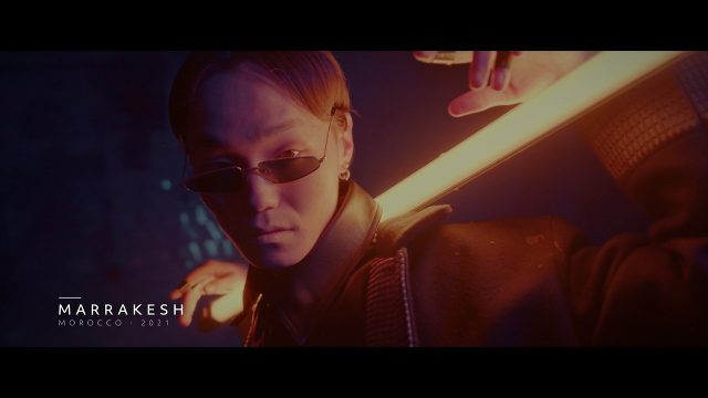City Name Film Title Animation with Side Accent Premiere Pro MOGRT
