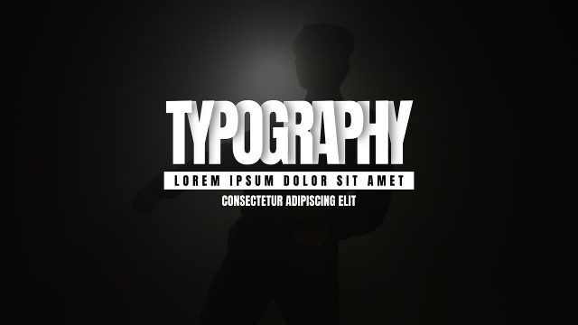 Bold Narrow Headline and Tracked Tag Motion Typography Motion Graphics Template for Premiere Pro