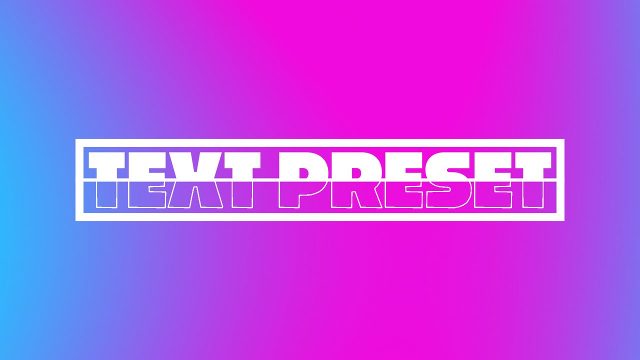 Corporate Outline Letters Framed Text Presets Premiere Pro Motion Graphics Template