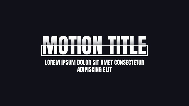 Corporate Bold Outline Letter Headline Animation with Body Text for Premiere Pro