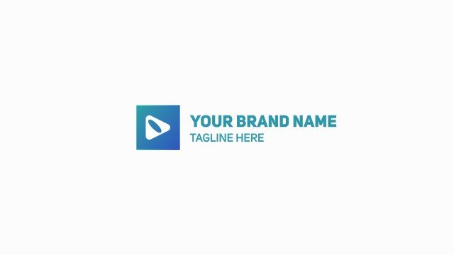 Gradient Square Mark Logo Sting MOGRT for Video Outros – Free Premiere Pro