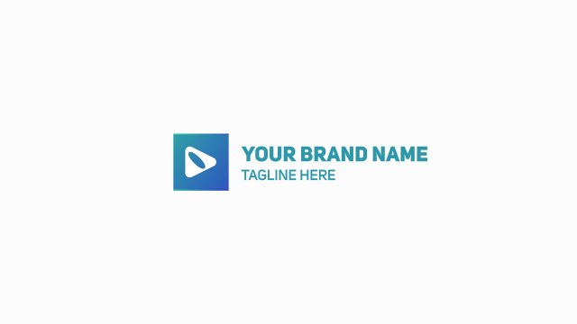 Gradient Square Mark Logo Sting MOGRT for Video Outros – Free Premiere Pro